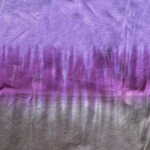 Women's Tank Top Size Large Purple Black Brand New Tie Dye - Picture 5 of 7